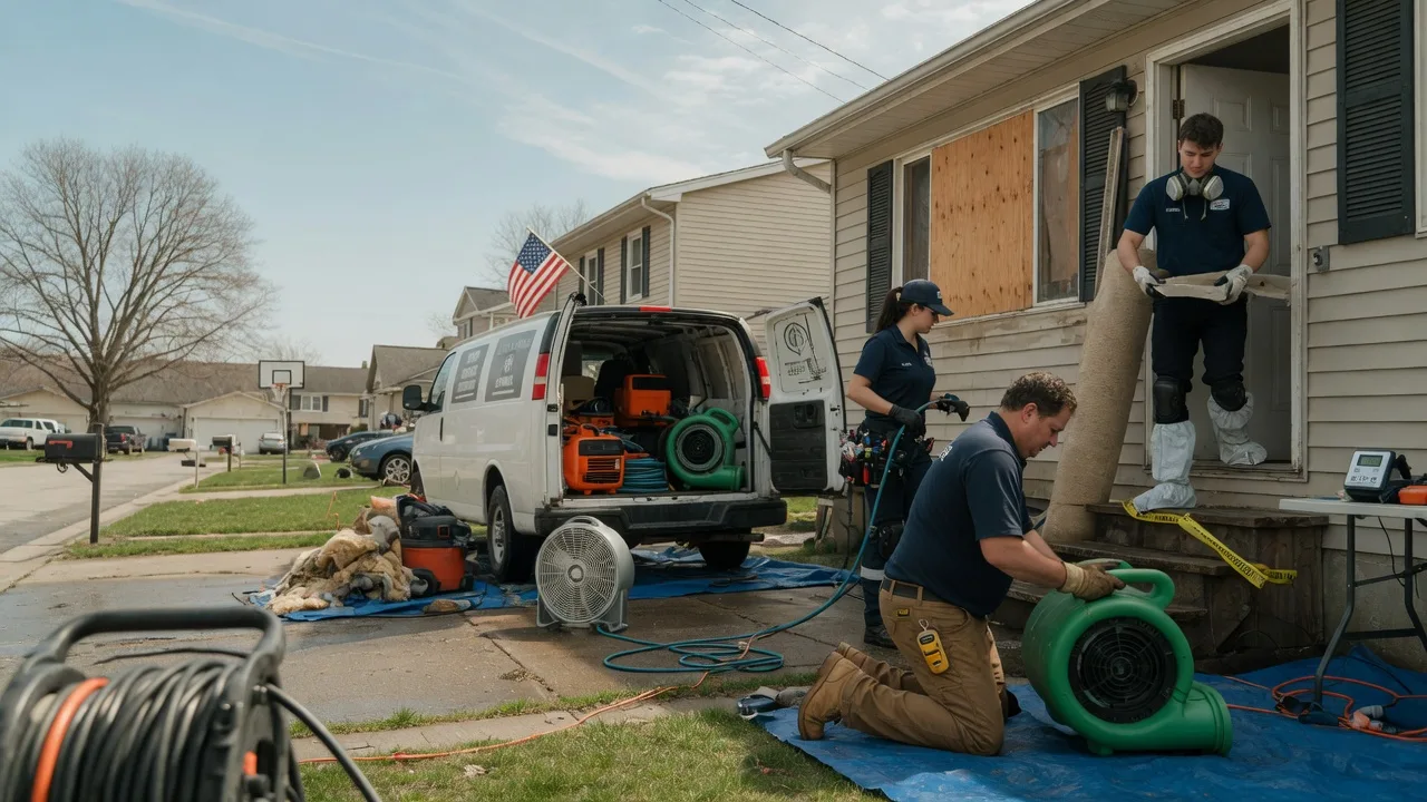 Water Damage Restoration in Aubrey, AR near me